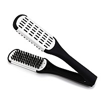 Aethland Doublesided Boar Bristle Brush And Hair Straightening Comb For Smoothing And Styling