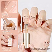 Gaoy Summer Jelly Gel Nail Polish Set Of 6 Colors Including Red Pink Nude Kit Uv Led Soak Off Home Diy Manicure Salon Varnish