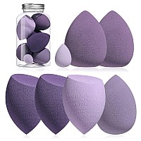 Makeup Sponge Set Bsmall Blender Sponges 7 Pcs For Liquid Cream And Powder Multicolored With 1 Mini Makeup Sponge Pink Bp