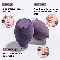 Makeup Sponge Set Bsmall Blender Sponges 7 Pcs For Liquid Cream And Powder Multicolored With 1 Mini Makeup Sponge Pink Bp