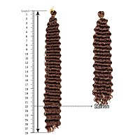 Deep Twist Braid Crochet Hair 28 Inch Braiding Hair For Beauty Synthetic Braids Hair Extension 28 Inch 30 3 Pack