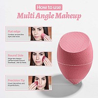 Makeup Sponge Set BS-MALL Blender Sponges 7 Pcs for Liquid, Cream, and Powder, Multi-colored with 1 Mini Makeup Sponge Pink