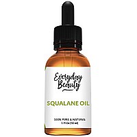 Squalane Oil 100 Pure Natural Plant Derived Facial Oil 1 Fl Oz Glass Bottle Dropper Cold Pressed And Unrefined Premium