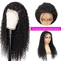 Larima Curly Lace Front Wig Human Hair 13X4 Hd Lace Front Wigs Human Hair Pre Plucked With Baby Hair 180 Density Jerry Curly La