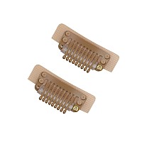 Full Shine Brown Stickable Clips for Invisible Wire Hair Extensions Real Human Hair Secret Fishing Line Elastic Wire 20cm and 25cm