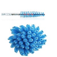 Ilaesh 100 Pcs Crystal Eyelash Brush Mascara Wands Disposable Eyebrowlash Brushes For Eyelashes Extensions Eye Makeup Kit Lash