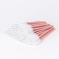 Ilaesh 100 Pcs Disposable Eyelash Brushes Mascara Wands Spoolies For Eyelash Extensions Eyebrow Makeup Supplies Kit Glitter