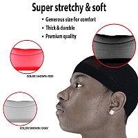 4 Pcs Wave Cap Stocking Caps Stretch Compression Long Lasting Lightweight Comfortable Fit Durable Mens Dome Cap Loc Cap Sleeping