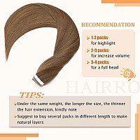 Hairro Tape In Human Hair Extension Remy Tape Ins Glue In Hairpieces Skin Weft Tape On Hair Extensions Long Straight Strong Doub