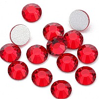 Towenm 3000 Pieces Flatback Rhinestone Crystals Ss6 2Mm Glass Flat Back Crystals For Nail Art Face Craft Glue Fix Flatback Rhi