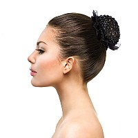 Invisible Ballet Hair Nets For Buns 8 Pieces Dance Hair Covers For Girls And Women Classic Style