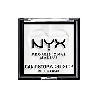 Nyx Professional Makeup Cant Stop Wont Stop Mattifying Pressed Powder Bright Translucent