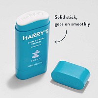 Harrys Deodorant Antiperspirant Odor Sweat Control Antiperspirant For Men Stone 6 Count