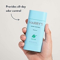 Harrys Mens Odor Control Deodorant Aluminum Free Shiso 6 Count