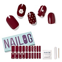 Nailog Semi Cured Gel Nail Strips 20 Extra Long Stickerswraps Buy 2 Get 1 Uv Lamp La Petite Fleur