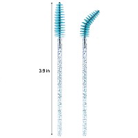 Tbestmax 300 Disposable Mascara Wands Eye Lash Brush Spoolies For Eyebroweyelash Extension Blue