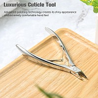 Bezox Professional Cuticle Cutter 4Mm Jaw Highdensity Stainless Steel Cuticle Clipper Manicure Cuticle Remover Tool For Women