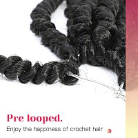 The Bohobabe Pretwisted Passion Twist Crochet Hair 14 Inch Short Prelooped Crochet Passion Twist Braiding Hair 8 Packs 1