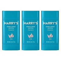 Harrys Deodorant & Antiperspirant - Odor & Sweat control Antiperspirant for Men - Fig, 3 count (Pack of 1)