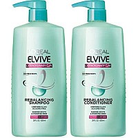 L\'Oreal Paris Elvive Extraordinary Clay Rebalancing Shampoo And Conditioner Set, 28 Fl Oz (Set Of 2)