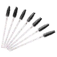 Btyms 100 Pieces Eyelash Mascara Brushes Disposable Lash Wands Makeup Applicators Eyebrow Spoolies Brush For Eyelash Extensions