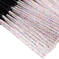 Btyms 100 Pieces Eyelash Mascara Brushes Disposable Lash Wands Makeup Applicators Eyebrow Spoolies Brush For Eyelash Extensions