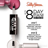 Sally Hansen Miracle Gel It Takes Two, Rain Glow, 0.24 Fl