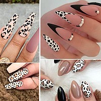 Leopard Nail Foil Transfer Stickers Nail Art Supplies Laser Nail Foil Decals Leopard Print Nails Foils Design For Women Manicure