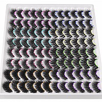 Ruairie 48 Pairs False Eyelashes Wholesale 8 Styles Mixed 1820Mm False Lashes Fluffy Wispy 3D Fake Eyelashes Pack Natural Faux