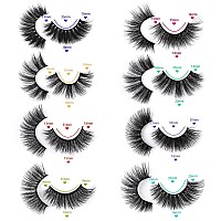 Ruairie 48 Pairs False Eyelashes Wholesale 8 Styles Mixed 1820Mm False Lashes Fluffy Wispy 3D Fake Eyelashes Pack Natural Faux