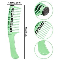 3 Packs Hair Comb Comb With Roller Detangling Comb With Roller Integrated Roller Hair Comb Anti Splicing Comb For Salon Barbe