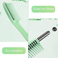 3 Packs Hair Comb Comb With Roller Detangling Comb With Roller Integrated Roller Hair Comb Anti Splicing Comb For Salon Barbe