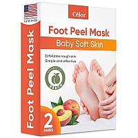 Foot Peel Mask 2 Pairs Foot Mask For Baby Soft Skin Remove Dead Skin Dry Cracked Feet Callus Foot Spa Made With Aloe