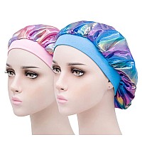 Kids Bonnets For Girls Curly Hair Bonnet For Kids Satin Sleep Caps For Girls Hair Cover For Sleeping Silk Night Cap For Kids