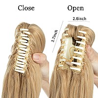 Cjl Hair Claw Clip Platinum Blonde Drawstring Ponytail Extension Short Curly Wavy Pony Tails Synthetic Fake Hair Extension Hair