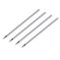 Jiesibao 100Pcs 16G Body Piercing Needles Ear Nose Piercing Needles Body Piercing Tattoo Tools