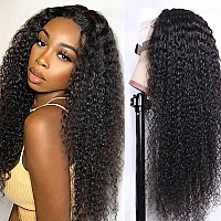 Curly Lace Front Wig Human Hair 180 Density Curly Glueless Wigs Human Hair Pre Plucked With Baby Hair 13X4 Kinky Curly Human Ha