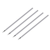 Jiesibao 100Pcs 18G Piercing Needles Stainless Steel Sterile Disposable Ear Nose Navel Nipple Lip Piercing Needles