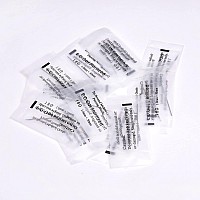 Jiesibao 100Pcs 18G Piercing Needles Stainless Steel Sterile Disposable Ear Nose Navel Nipple Lip Piercing Needles