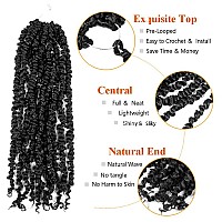 Passion Twist Crochet Hair 10 Inch 8 Packs Pretwisted Passion Twist Crochet Hair Prelooped Short Passion Twist Hair Bohemian S