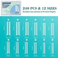 Lionvison No C Curve Square Nail Tips For Acrylic Nails Professional Xxl 12 Sizes Tapered Square Nail Tips French Half Cover Ex