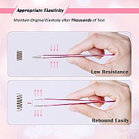 Lankiz Eyelash Extension Tweezers Set 5 Pcs For Volume Lash