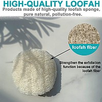 36 Pcsset Natural Exfoliating Face Pad Loofah Sponge Facial Brush Makeup Remover Shower Scrubber Remove Dead Skin Body