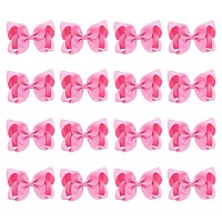 Deeka 16 Pcs 4 Handmade Hair Bow Grosgrain Ribbon Solid Color Hair Bow Alligator Clips Hair Accessories For Little Teen Toddle