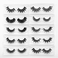 Lashes Bulk Christmas Gifts Mikiwi 30 Pack Eyelashes 1220Mm 5D Fake Mink Eyelashes Wholesale Fluffy Natural Volume Eye Lashes