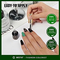 Mefa Color Changing Gel Nail Polish Kit 23 Pcs 20 Colors Glitter Ombre Pink Dark Blue Black Green Purple Temperature Mood Chang