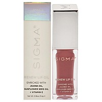 Sigma Beauty Tinted Lip Oil, Tranquil Pink, 1 Oz