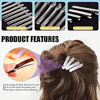 Swpeet 200Pcs 22Inch 56Cm Alligator Hair Clips Kit Perfect For Metal Duck Bill Hair Clips Flat Top Single Prong Hairpins Fo