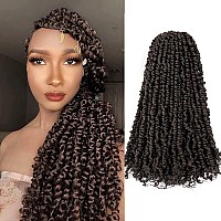 Umylar Pre-twisted Passion Twist Crochet Hair 22 Inch 8 Packs Pre-looped Passion Twist Braids Crochet Hair For Women Synthetic Braiding Hair Extension (22 Inch (Pack of 8), 4#)