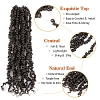 Umylar Pre-twisted Passion Twist Crochet Hair 22 Inch 8 Packs Pre-looped Passion Twist Braids Crochet Hair For Women Synthetic Braiding Hair Extension (22 Inch (Pack of 8), 4#)